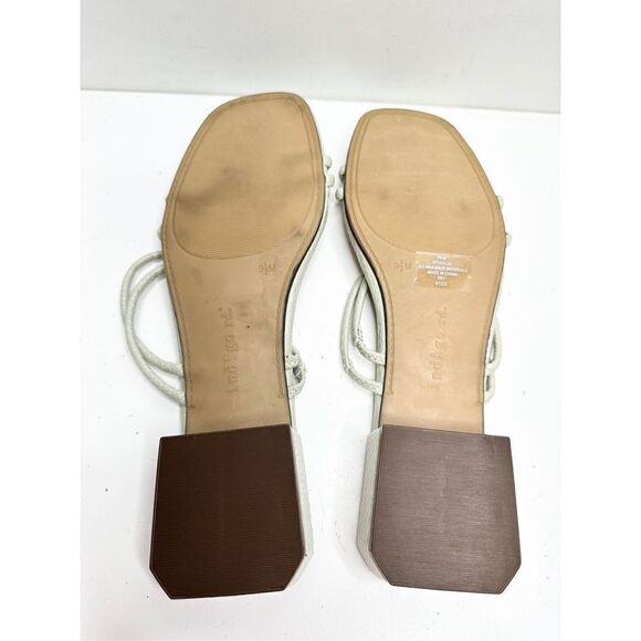 Indigo Rd. Sandals Womens Size 9.5 Taylia Green Block Heel Strappy Open Toe - Picture 10 of 10